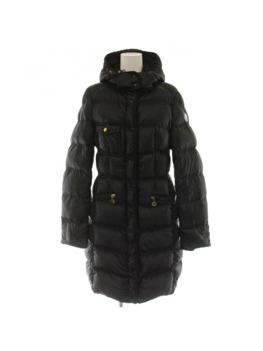 Moncler Romarin Down Coat Outer Hood Black 0